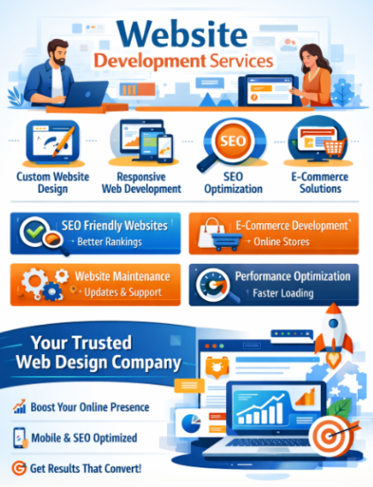 Website Development Custom and SEO Friendly Websites – Complete Guide