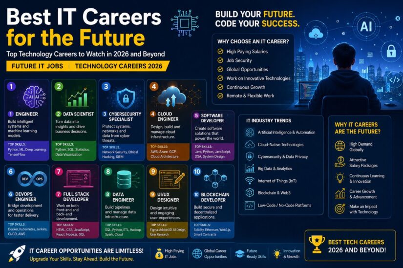 Best IT Careers for the Future: High-Demand Technology Jobs in 2026 and Beyond