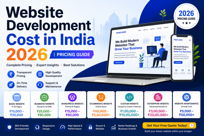 How Much Does a Website Cost in India in 2026? A Complete Guide to Pricing